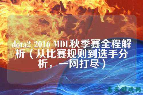 dota2 2016 MDL秋季赛全程解析(从比赛规则到选手分析,一网打尽)