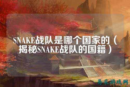 SNAKE战队是哪个国家的（揭秘SNAKE战队的国籍）