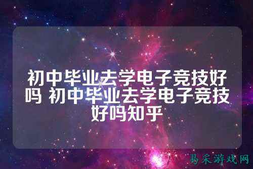 初中毕业去学电子竞技好吗 初中毕业去学电子竞技好吗知乎