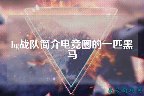 bg战队简介电竞圈的一匹黑马