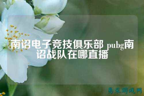 南诏电子竞技俱乐部 pubg南诏战队在哪直播