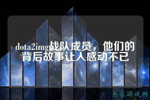 dota2img战队成员，他们的背后故事让人感动不已