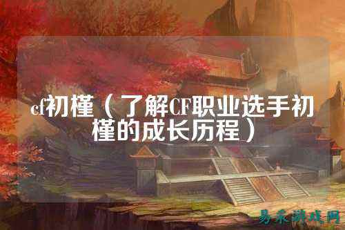 cf初槿（了解CF职业选手初槿的成长历程）