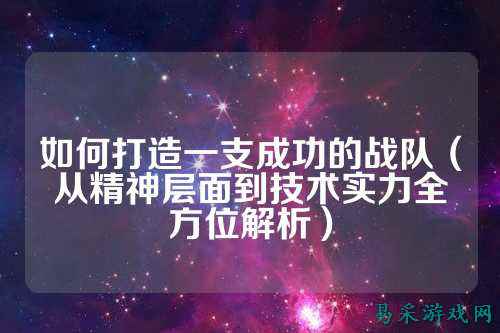 如何打造一支成功的战队（从精神层面到技术实力全方位解析）