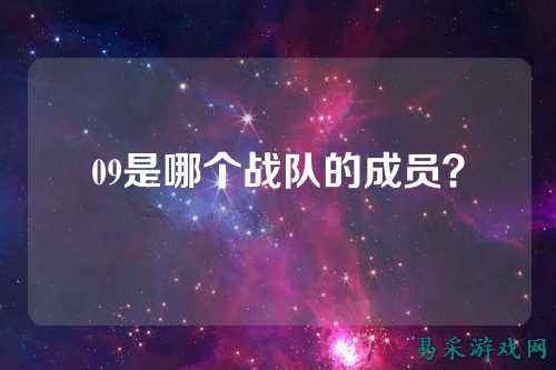 09是哪个战队的成员？
