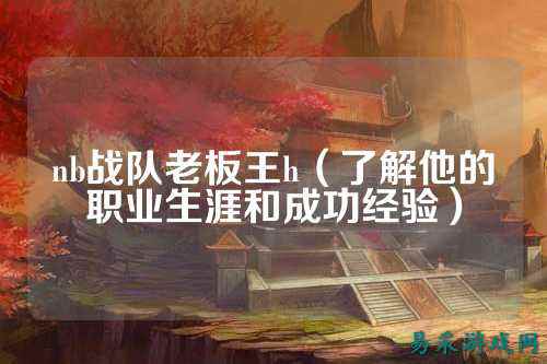 nb战队老板王h（了解他的职业生涯和成功经验）