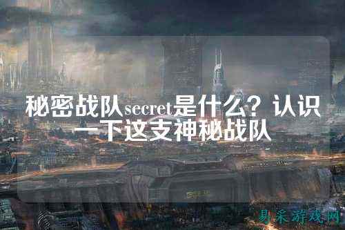秘密战队secret是什么？认识一下这支神秘战队