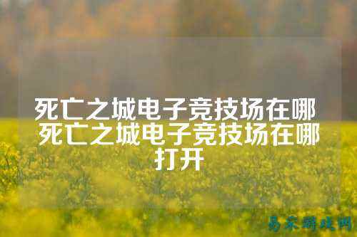 死亡之城电子竞技场在哪 死亡之城电子竞技场在哪打开