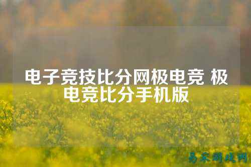 电子竞技比分网极电竞 极电竞比分手机版