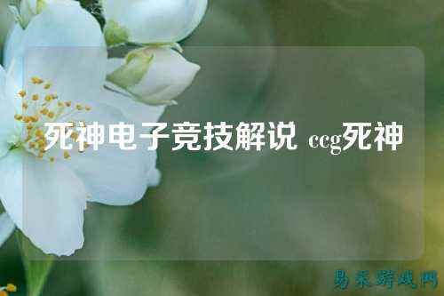 死神电子竞技解说 ccg死神