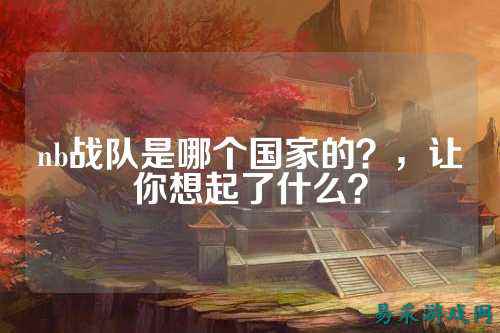nb战队是哪个国家的？，让你想起了什么？