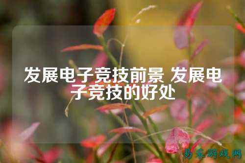 发展电子竞技前景 发展电子竞技的好处