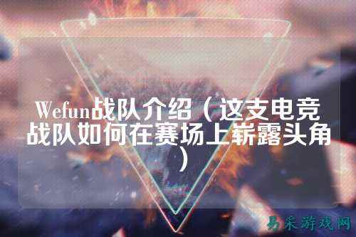 Wefun战队介绍（这支电竞战队如何在赛场上崭露头角）