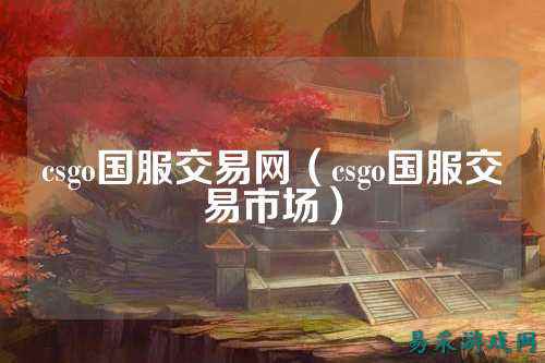 csgo国服交易网(csgo国服交易市场)
