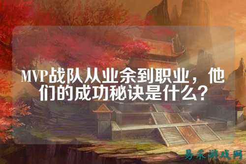 MVP战队从业余到职业，他们的成功秘诀是什么？