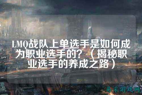 LMQ战队上单选手是如何成为职业选手的？（揭秘职业选手的养成之路）