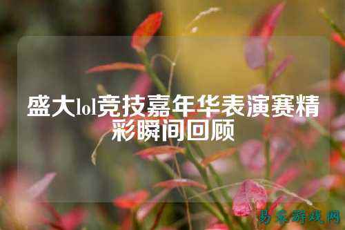 盛大lol竞技嘉年华表演赛精彩瞬间回顾