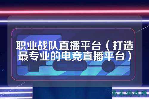 职业战队直播平台（打造最专业的电竞直播平台）