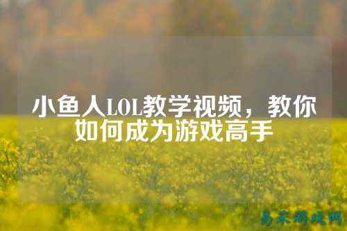 小鱼人LOL教学视频,教你如何成为游戏高手