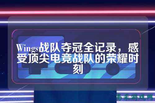 Wings战队夺冠全记录，感受顶尖电竞战队的荣耀时刻