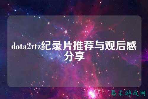 dota2rtz纪录片推荐与观后感分享