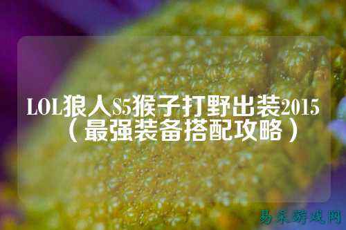 LOL狼人S5猴子打野出装2015（最强装备搭配攻略）