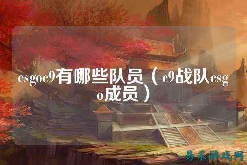 csgoc9有哪些队员(c9战队csgo成员)