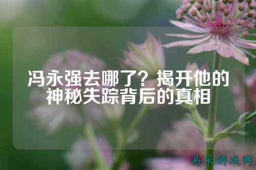冯永强去哪了?揭开他的神秘失踪背后的真相