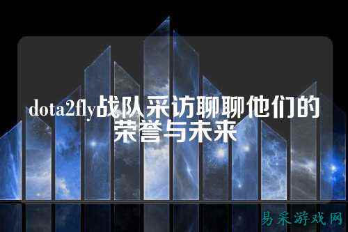 dota2fly战队采访聊聊他们的荣誉与未来