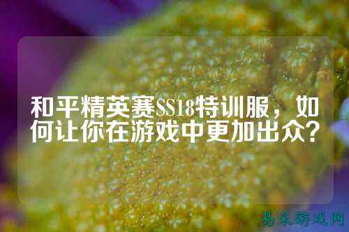 和平精英赛SS18特训服,如何让你在游戏中更加出众?