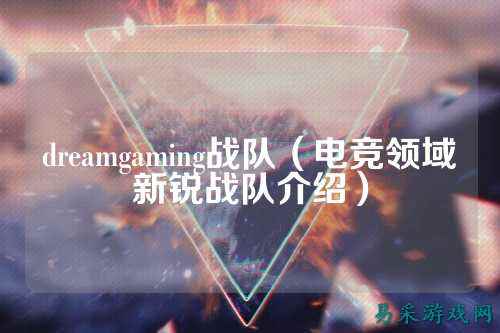 dreamgaming战队（电竞领域新锐战队介绍）