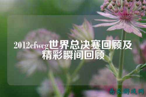 2012cfwcg世界总决赛回顾及精彩瞬间回顾