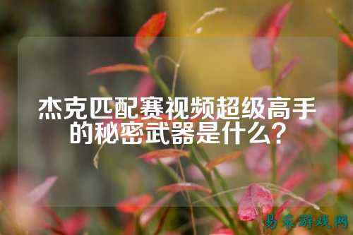 杰克匹配赛视频超级高手的秘密武器是什么？