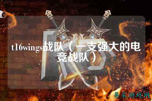 t16wings战队（一支强大的电竞战队）