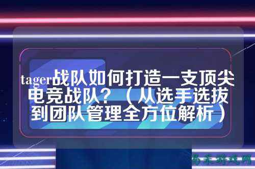 tager战队如何打造一支顶尖电竞战队？（从选手选拔到团队管理全方位解析）