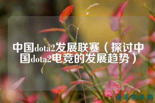 中国dota2发展联赛（探讨中国dota2电竞的发展趋势）