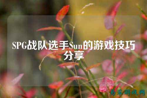 SPG战队选手Sun的游戏技巧分享