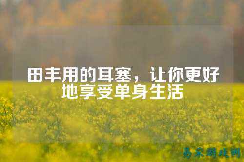 田丰用的耳塞,让你更好地享受单身生活