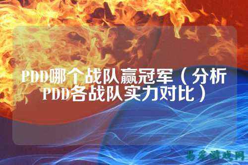 PDD哪个战队赢冠军（分析PDD各战队实力对比）