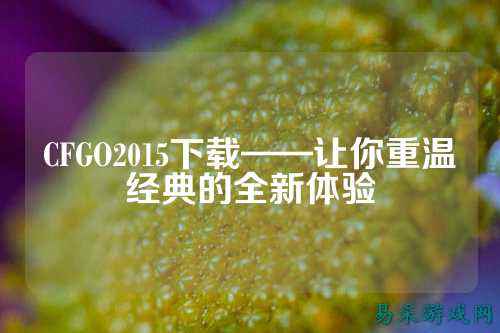 CFGO2015下载——让你重温经典的全新体验