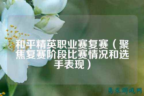 和平精英职业赛复赛（聚焦复赛阶段比赛情况和选手表现）