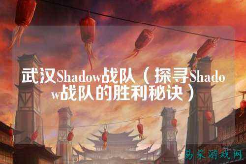 武汉Shadow战队（探寻Shadow战队的胜利秘诀）