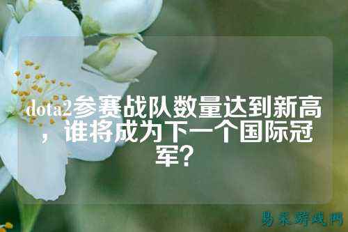 dota2参赛战队数量达到新高，谁将成为下一个国际冠军？