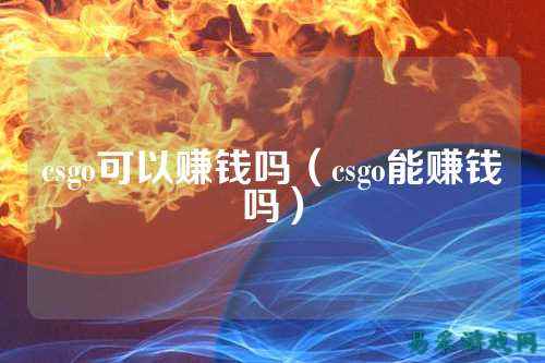 csgo可以赚钱吗(csgo能赚钱吗)