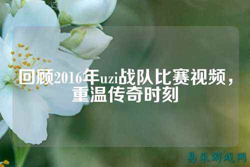 回顾2016年uzi战队比赛视频，重温传奇时刻