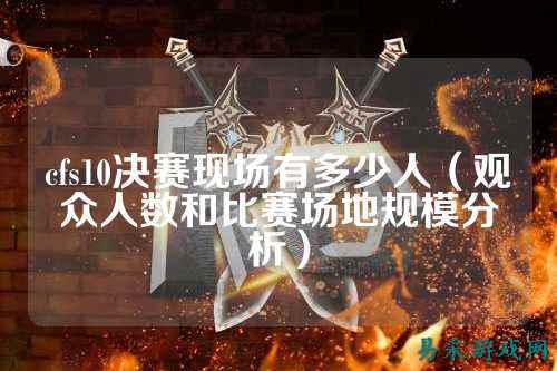 cfs10决赛现场有多少人(观众人数和比赛场地规模分析)