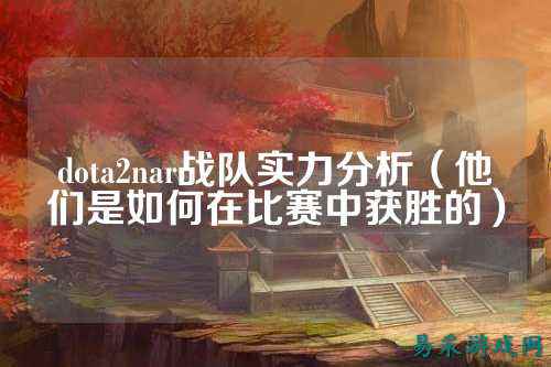 dota2nar战队实力分析（他们是如何在比赛中获胜的）