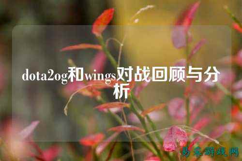 dota2og和wings对战回顾与分析