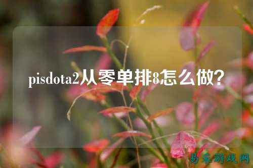 pisdota2从零单排8怎么做?