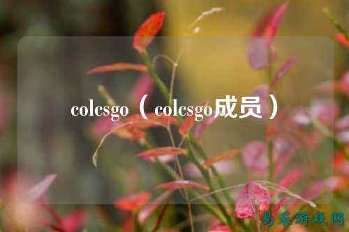 colcsgo（colcsgo成员）